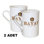 Hayat Çay Porselen Kupa Bardak(2adet)